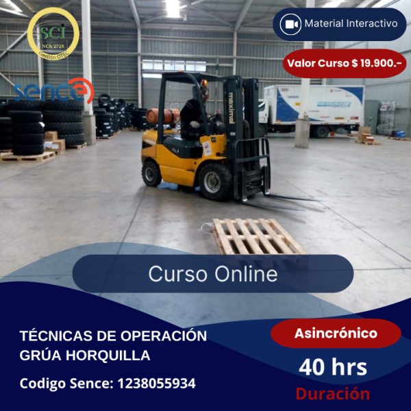 Técnicas de Operación de Grúa Horquilla
